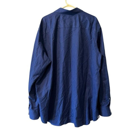 Mens Robert Graham Colored Cuff Button Up Shirt Sz 2XL Classic City Professional - Picture 2 of 16